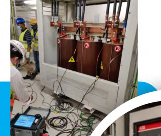 13.8 kV switchgear and transformers at KAFD Zone 2