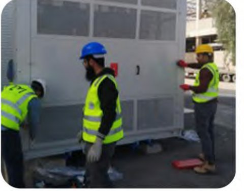 Dry type transformer replacement at KAFD P6.22