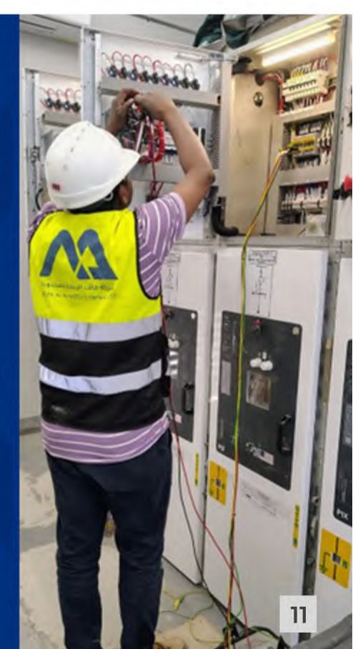 MV switchgear and RMU commissioning at NADEC facilities